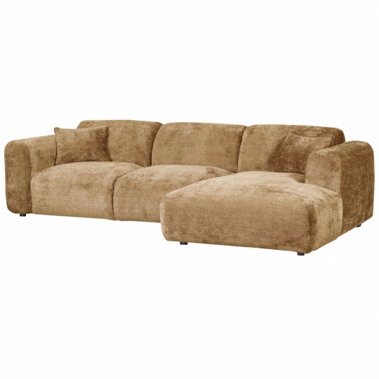 Soffa ‘Cloud’ 3-sits schäslong höger - Gul