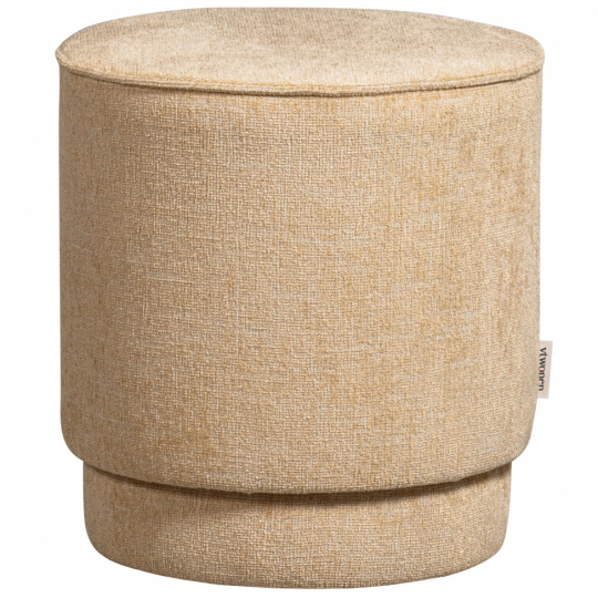 Sittpuff ‘Pearl’ - Beige/gul