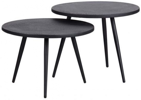 Sidobord 'Suze' 2 st - Svart