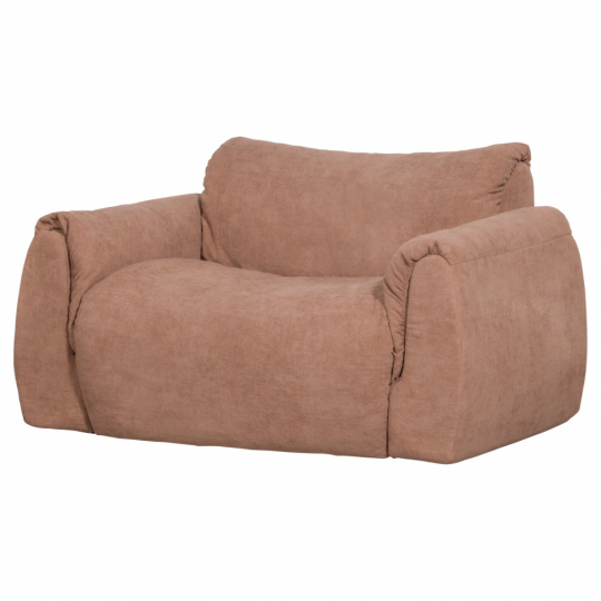 Loveseat ‘Baggy’ - Brun/Rosa
