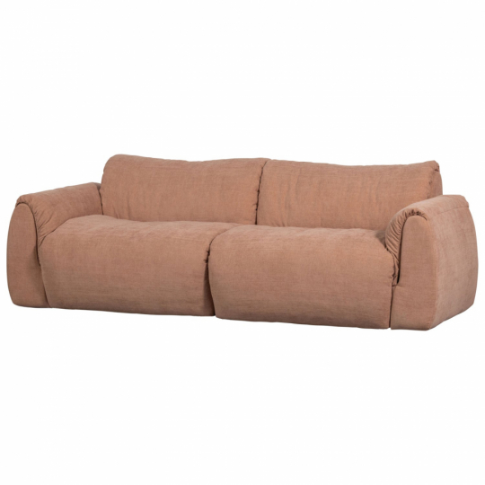 Soffa ‘Baggy’ 2-sits - Brun/Rosa