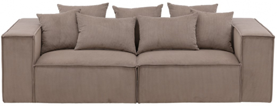 Soffa 'Gällivare' 3-sits - Brun
