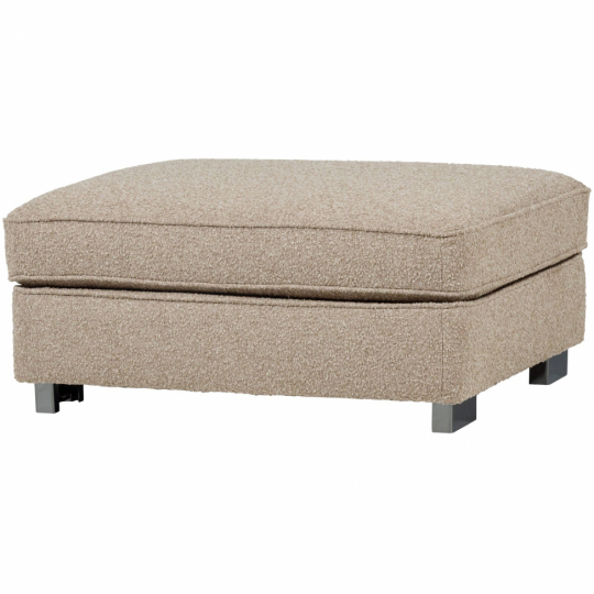 Fotpall ‘Lazy’ - Beige bouclé