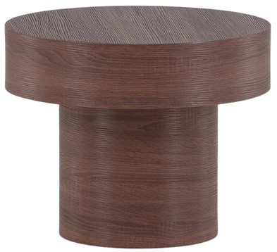 Sidobord 'Mariefred' Runt 50cm - Brun