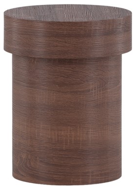 Sidobord 'Mariefred' Runt 35cm - Brun
