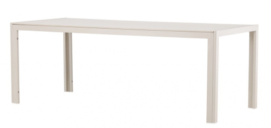 Trädgårdsbord 'Noto' 205x90cm - Beige