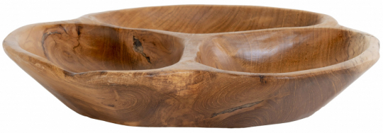 Träskål 'Nola Teak' - Natur