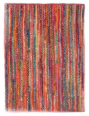Trasmatta 'Flätan' 135x190cm - Multi