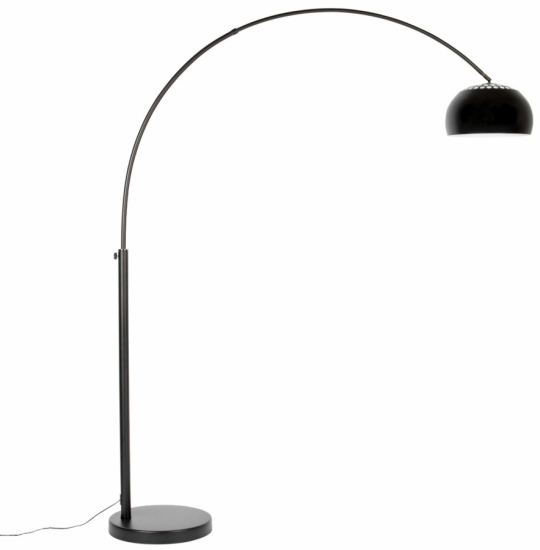 Golvlampa 'Metal Bow' - Svart