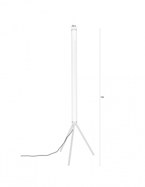 Golvlampa 'Scotty' 51x51 - Beige