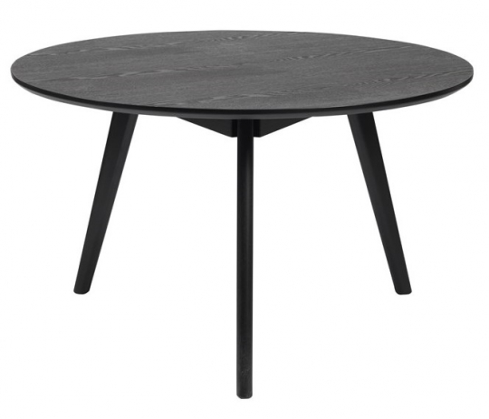 Soffbord 'Yumi' Runt 90cm - Svart
