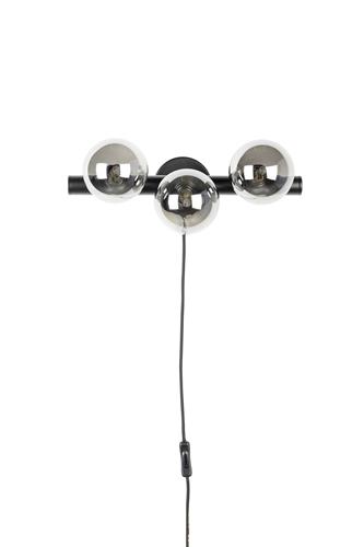 Vägglampa 'Monica' - Svart