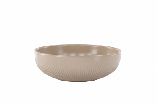 Ljusstake 'Manarola' 18cm - Beige