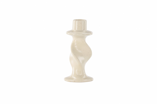 Ljusstake 'Brooks' - Beige