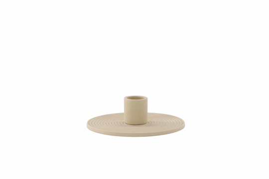 Ljusstake 'Bronco' - Beige