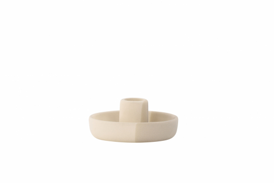 Ljusstake 'Arno' - Beige