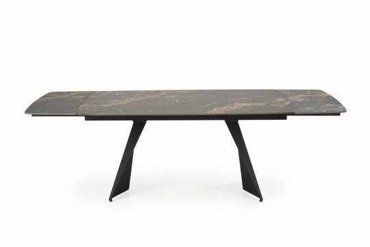 Matbord 'Armani' 165-241cm - Svart