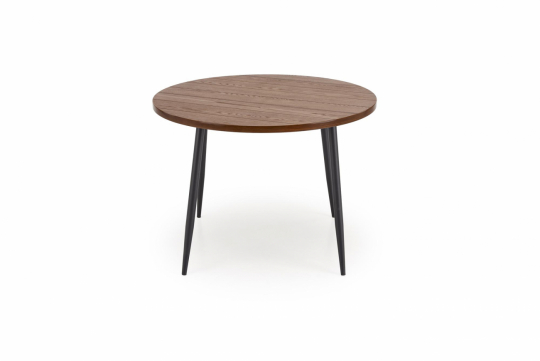 Matbord 'Barry' Runt 105cm - Natur/svart