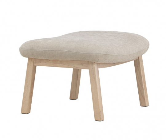 Fotpall 'Lecce' - Beige