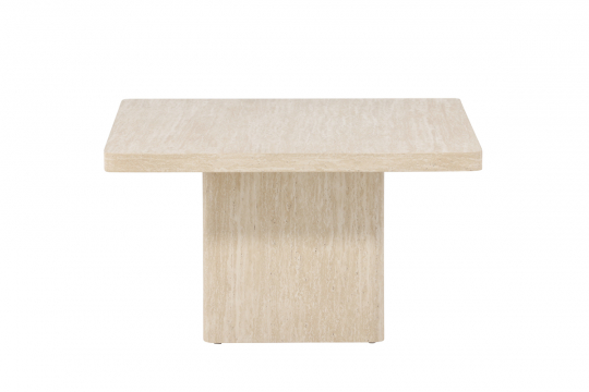 Soffbord 'Qvart' 80x80cm - Beige