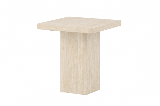 Soffbord 'Qvart' 50x50cm - Beige