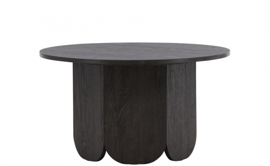 Soffbord 'Björkvik' Runt 80cm - Svart