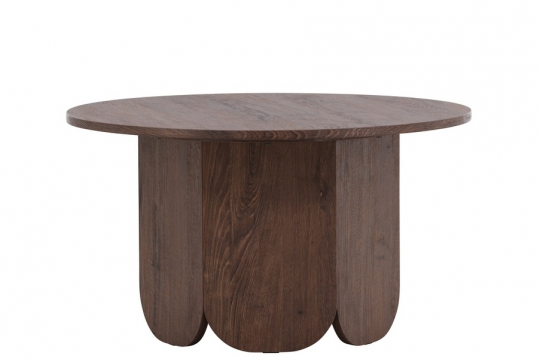 Soffbord 'Björkvik' Runt 80cm - Mocka