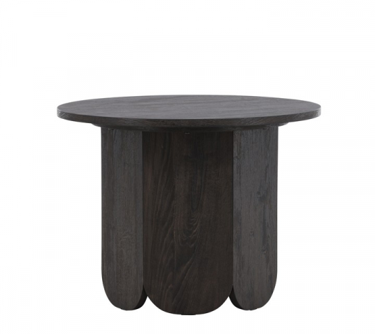 Soffbord 'Björkvik' Runt 60cm - Svart