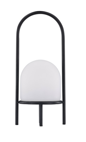 Bordslampa 'Nanterre' 43cm - Svart
