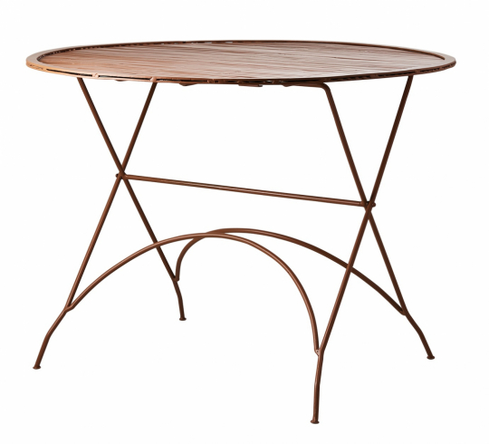 Bord 'Visby' Runt 100cm - Orange