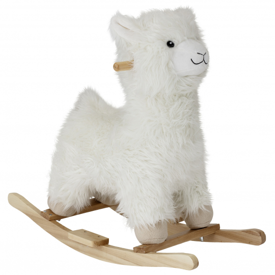 Gunghäst 'Rocking Lama' - Vit