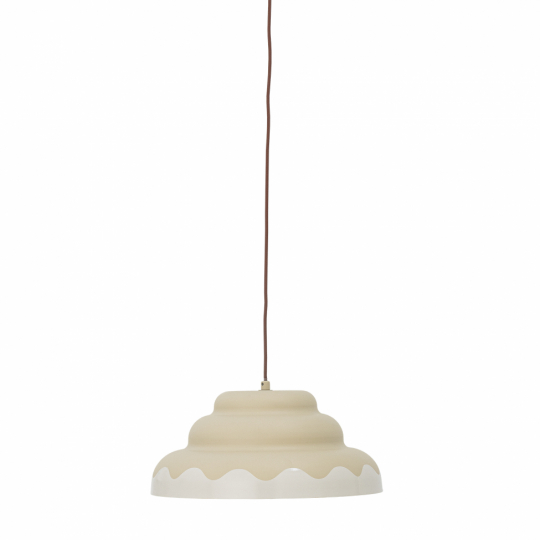 Taklampa 'Lacya' 40cm Runt - Natur