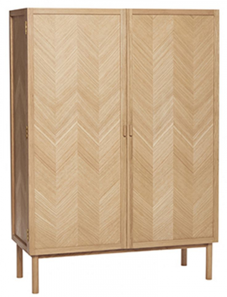 Garderob 'Herringbone' - Natur