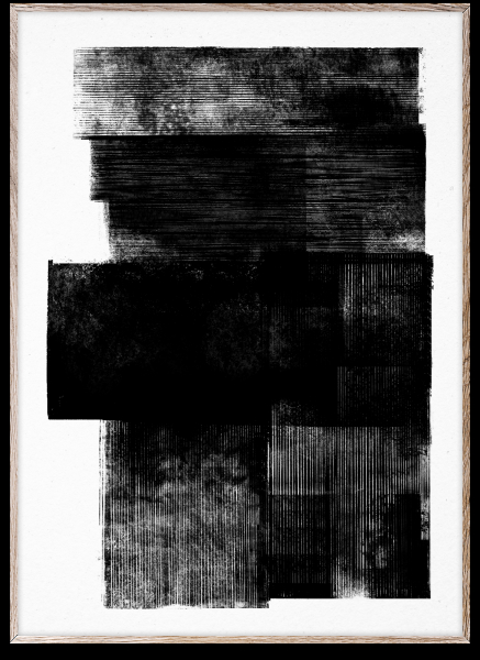 Poster 'Midnight' 50x70 - Svart