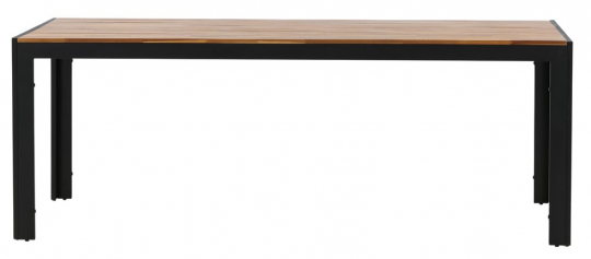Matbord 'Birka' 205x90 cm - Svart