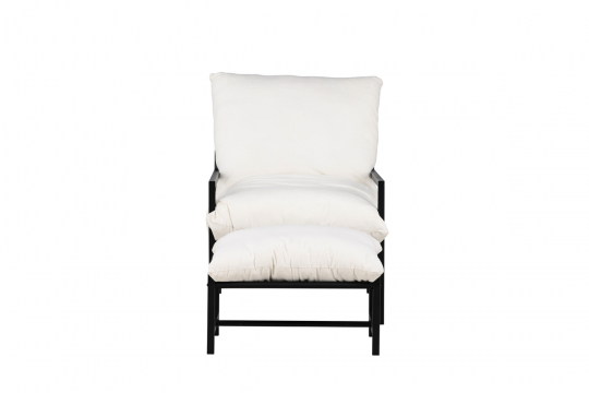 Loungefåtölj 'Corso' - Beige/Svart