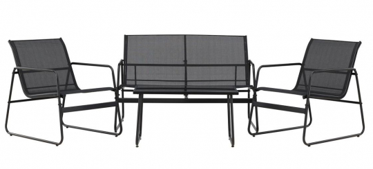 Loungeset 'Ravena' - Svart