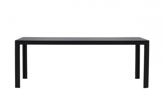 Matbord 'Mirko' 205x74cm - Svart