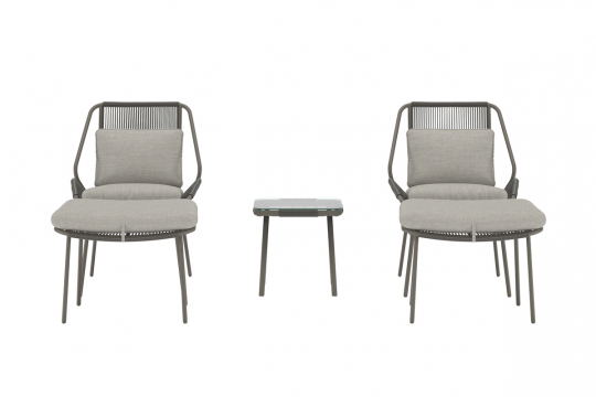 Loungset 'Zakynthos' - Brun