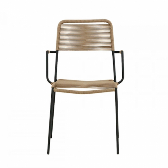 Matstol 'Lindos' - Brun