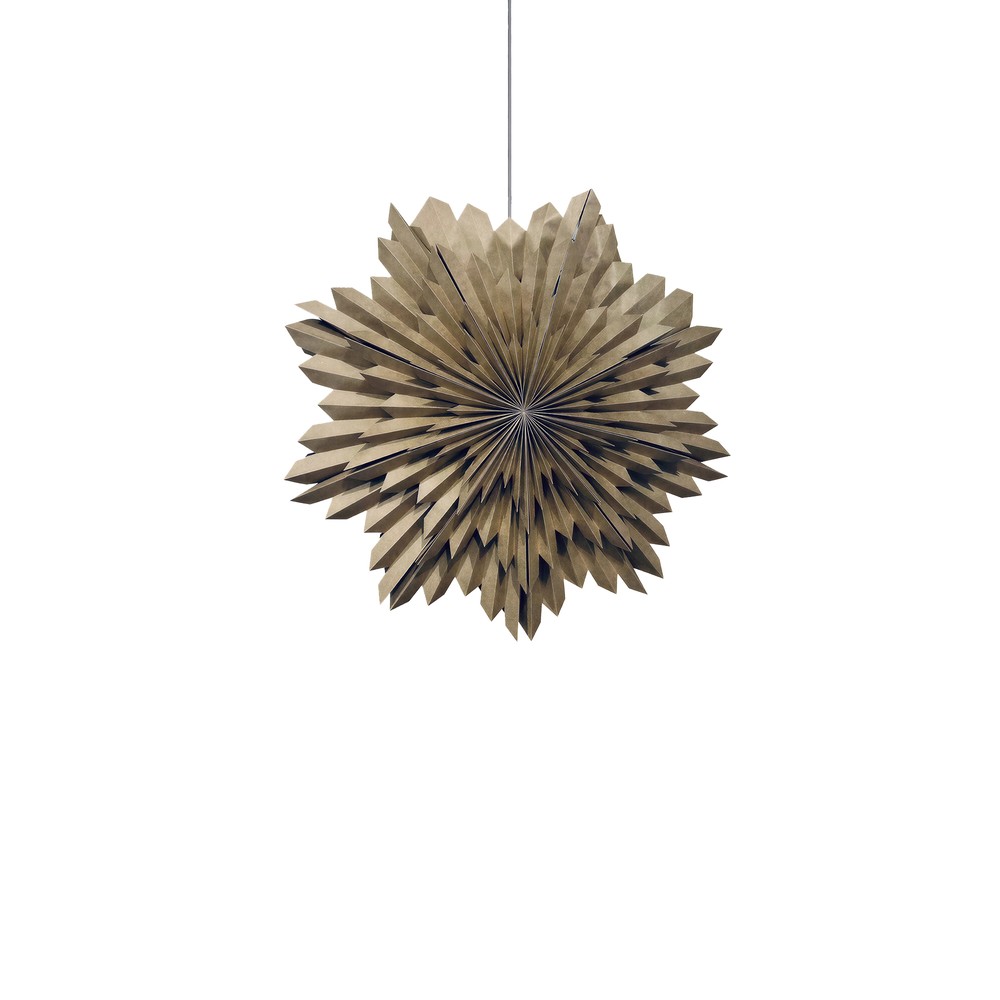 Adventsstjärna 'Oslo' 80cm - Brun