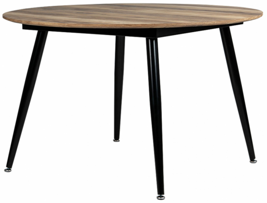 Matbord 'Round' Runt 120cm - Ljust trä