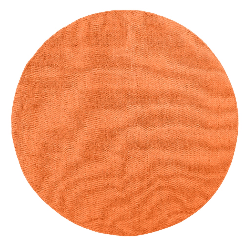 Rund matta 'Hamilton' - Orange Peel