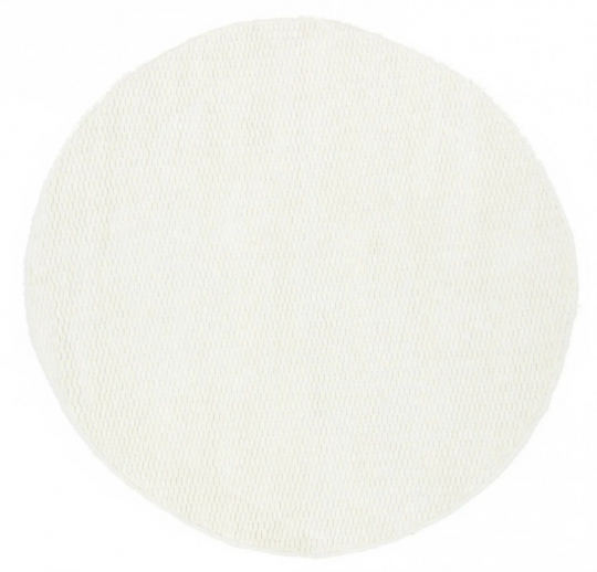 Rund matta 'Cartmel' - Offwhite