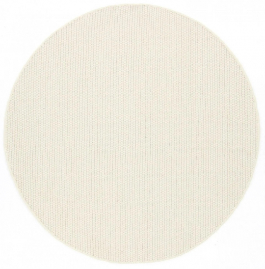 Rund matta 'Coastal' - Cream