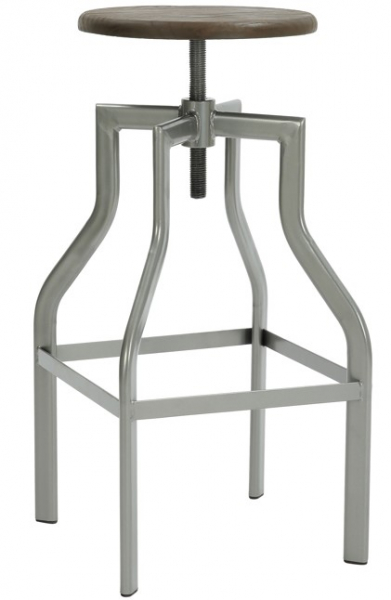 Barstol 'Forshaga' - Silver/Natur