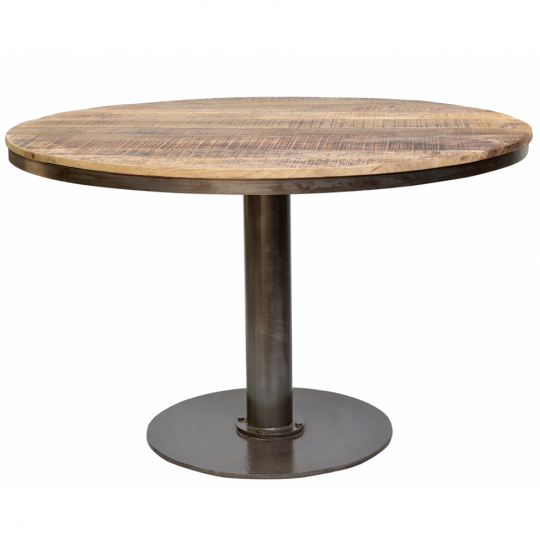Runt matbord vintage 'Jack'  - Natur