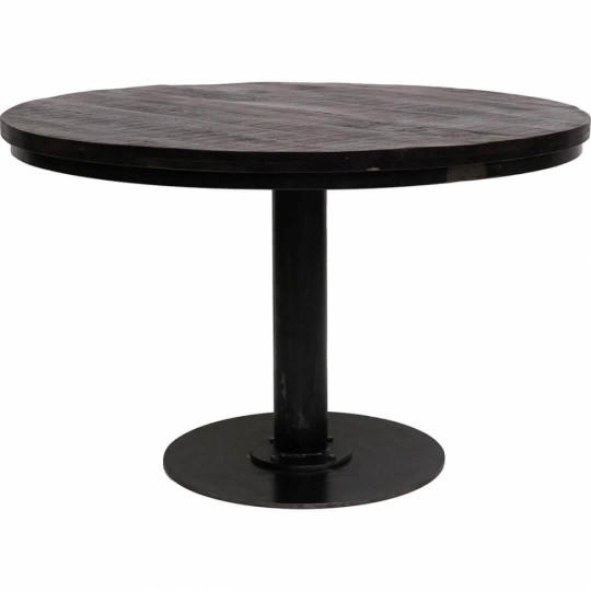Matbord 'Jack' Runt 120cm - Svart