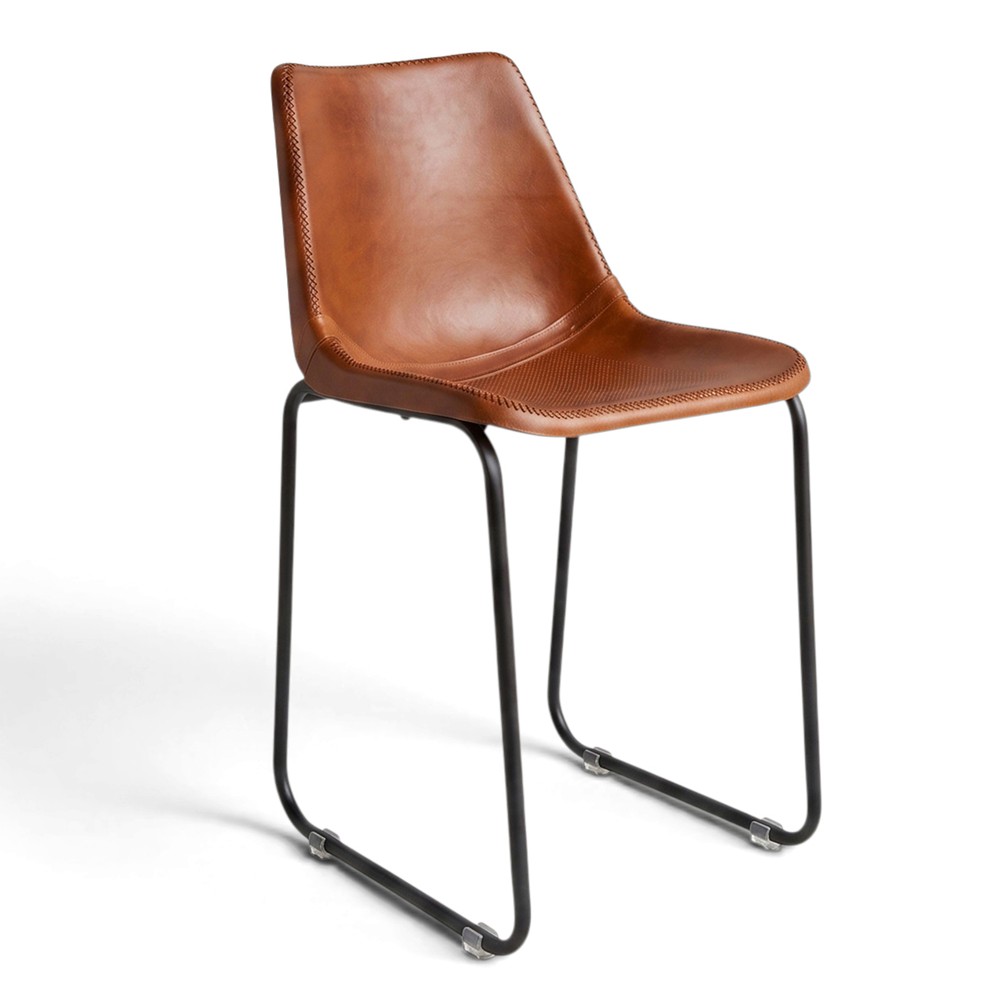 Loungestol Vintage - Läder/Järn