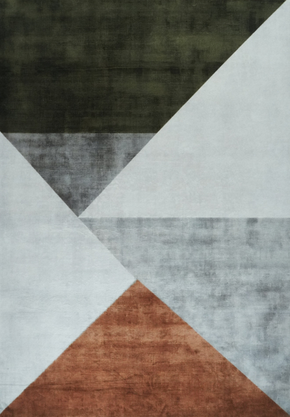 Matta 'Evanille' - Grå/Multi